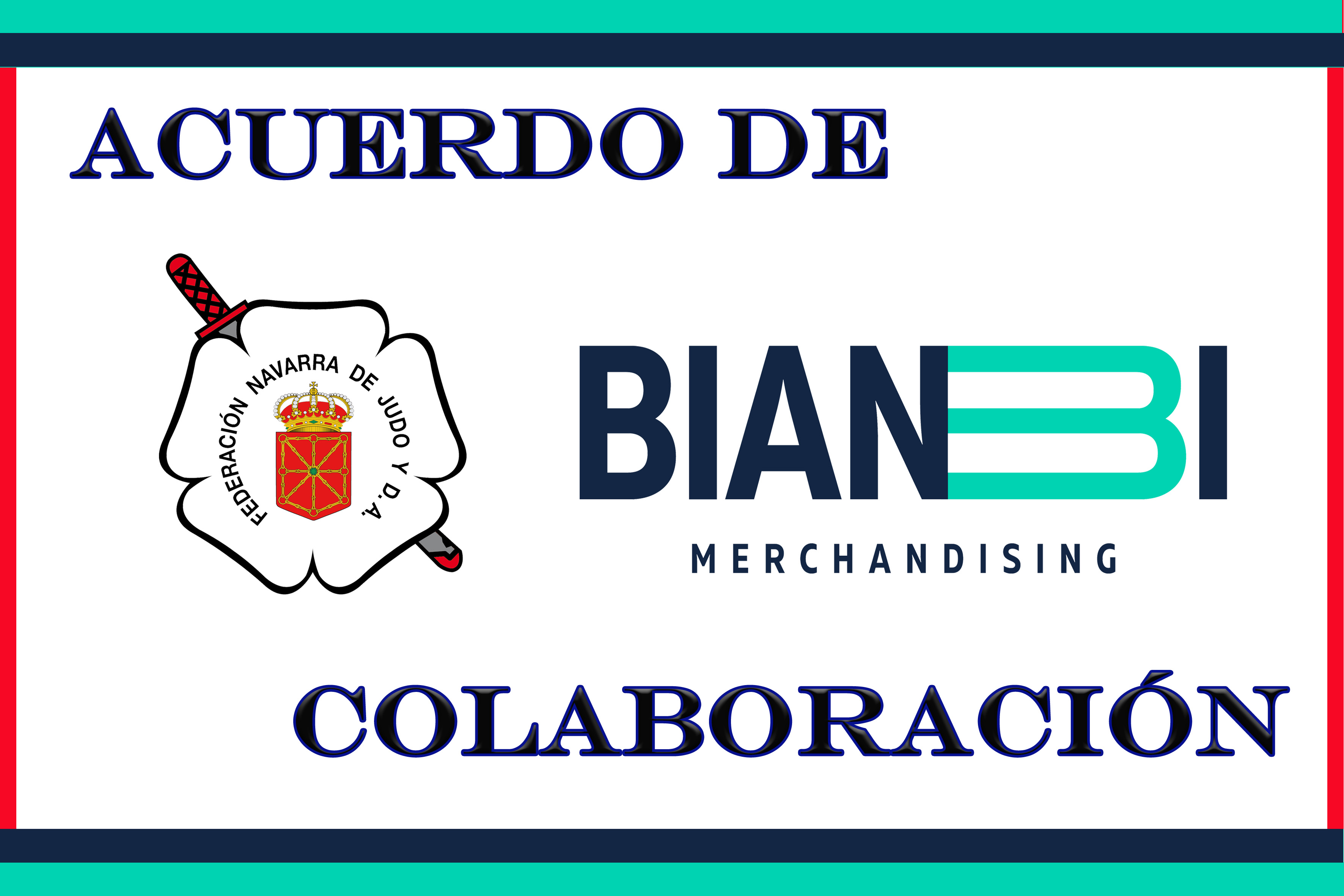 Firmado el acuerdo de colaboración entre la Federación Navarra de Judo y D.A. y Bianbi